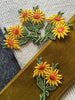 Sew-on Vintage Sunflower Applique Embroidery Patch #5023