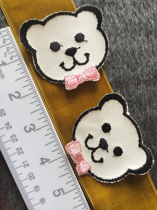 Vintage Iron-on Teddy Bear Decorative Applique Patches #5032