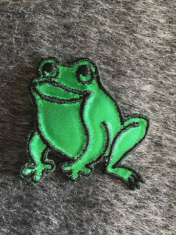 Vintage Embroidered Iron-on Frog Decorative Patches #5043