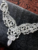 Vintage Off-White Venise Neckline Collar Applique #5046