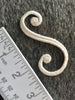 Vintage White Venise Curive Letter 'S' Decorative Patches #5054