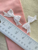Decorative White Bow Vintage Applique Patches #5060