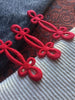 Red Frog Knot Decorative Vintage Applique Patches #5074