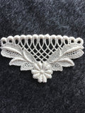 Natural Ecru Floral Venise Lace Applique #5076