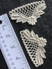 Natural Ecru Floral Venise Lace Applique #5076
