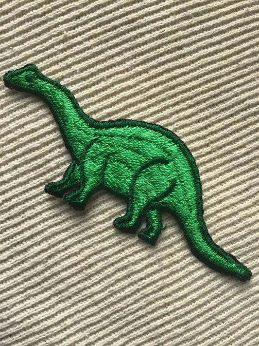 Vintage Green Dinosaur Embroidery Decorative Applique Iron-on Patches #5078 