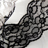 Gorgeous Black Galloon Floral Lace Trim