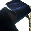 Navy Satn Back Velvet Ribbon