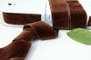 Havana Brown Velvet Ribbon 1-3/8