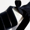 Black Velvet Ribbon Vintage from France 16mm