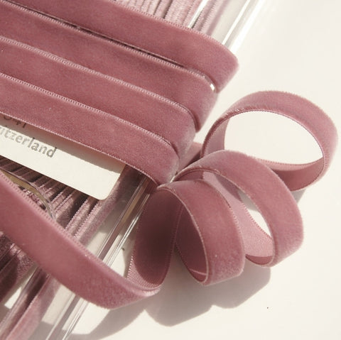 Mauve Velvet Ribbon