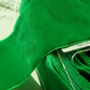 Green Velvet Ribbon Vintage from Switzerland 72mm