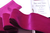 Fuchsia Wine Satn Back Velvet Ribbon Vintage 2-1/4