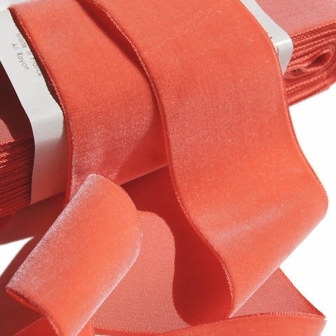 Melon Velvet Ribbon